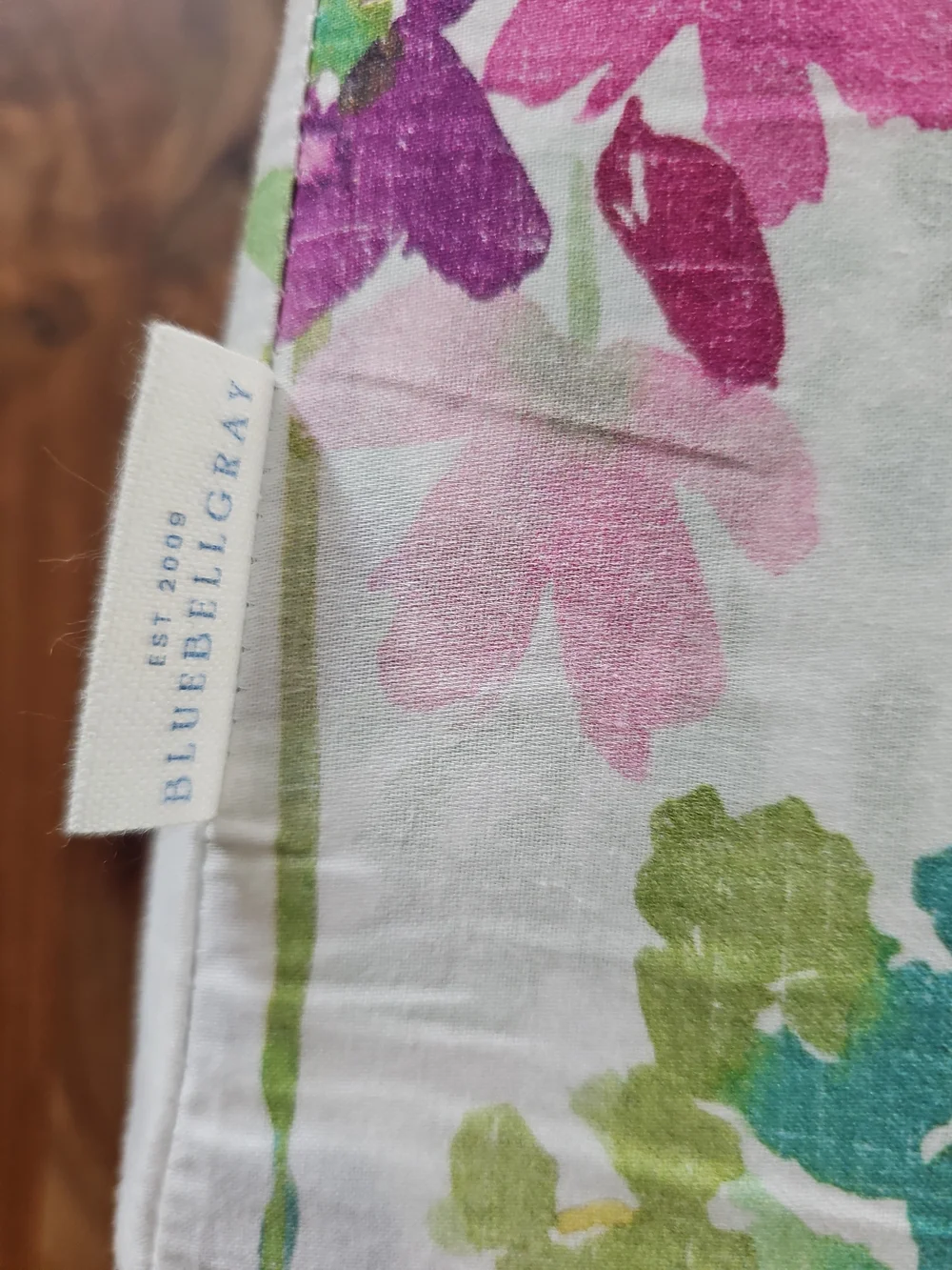 BLUEBELLGRAY DUVET COVER SET FOXGLOVE King 3 pc set OEKOTEX 100% Cotton, NWT